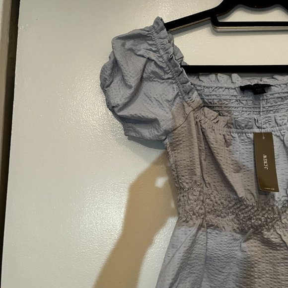 J Crew NWT Light Blue Ruffled Top Size XXS‎ - Picture 5 of 11
